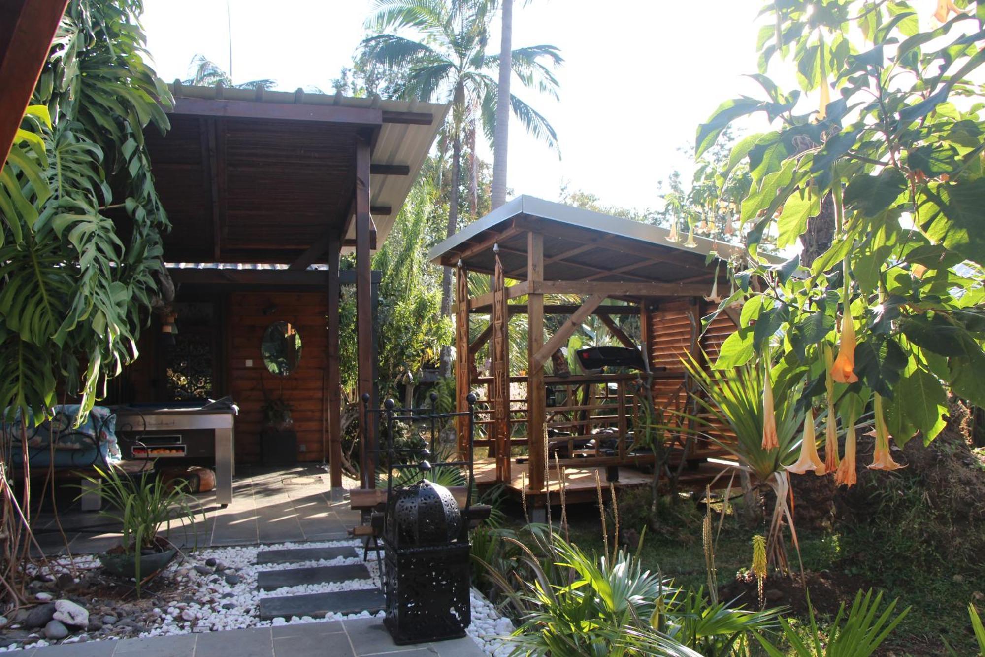 Lodge Le Palissandre à LA LIANE DE JADE 974- jacuzzi privatif - piscine Le Bois de Nefles (La Plaine) Exterior foto