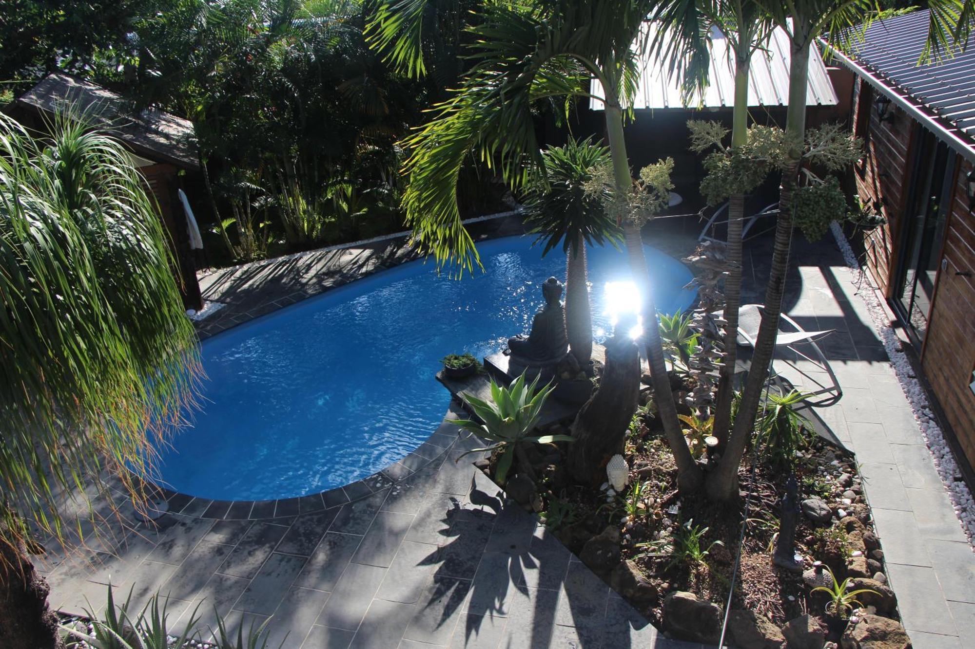 Lodge Le Palissandre à LA LIANE DE JADE 974- jacuzzi privatif - piscine Le Bois de Nefles (La Plaine) Exterior foto
