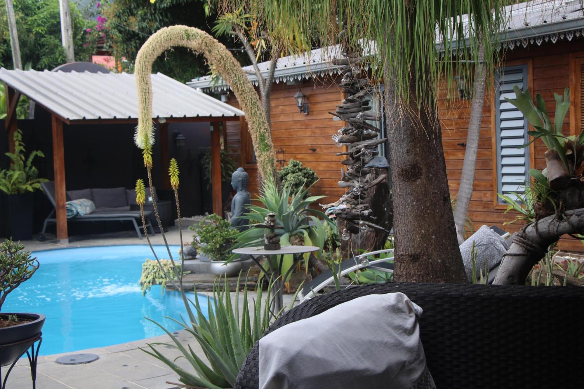 Lodge Le Palissandre à LA LIANE DE JADE 974- jacuzzi privatif - piscine Le Bois de Nefles (La Plaine) Exterior foto